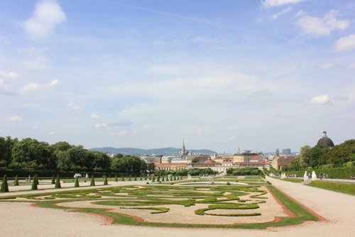 The gardens at the Belvedere